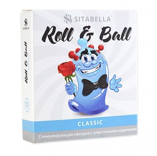 стимулирующий презерватив-насадка Roll   Ball Classic - Sitabella - купить с доставкой в Сочи