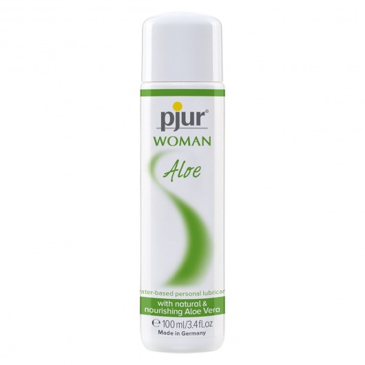 Лубрикант на водной основе pjur WOMAN Aloe - 100 мл. - Pjur - купить с доставкой в Сочи