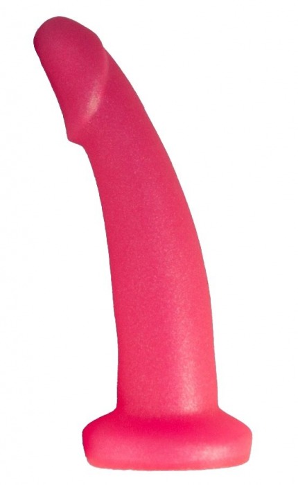 Розовый плаг-массажёр для простаты - 13,5 см. - LOVETOY (А-Полимер) - в Сочи купить с доставкой