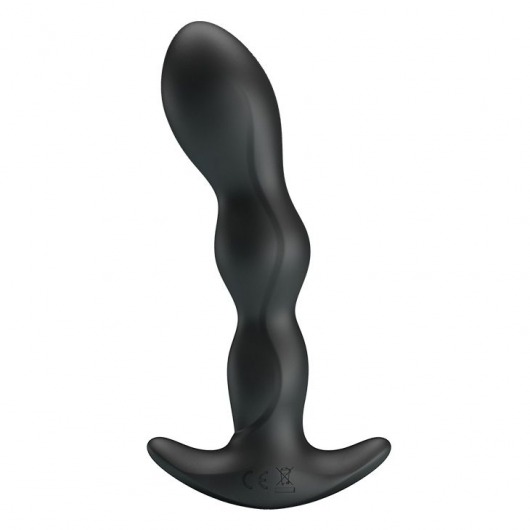 Черный анальный стимулятор простаты с вибрацией Special Anal Massager - 14,5 см. - Baile - в Сочи купить с доставкой