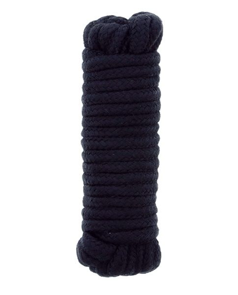 Чёрная веревка для связывания BONDX LOVE ROPE - 5 м. - Dream Toys - купить с доставкой в Сочи