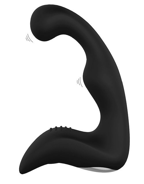 Чёрный перезаряжаемый массажёр простаты BOOTY PLEASER - Dream Toys - в Сочи купить с доставкой