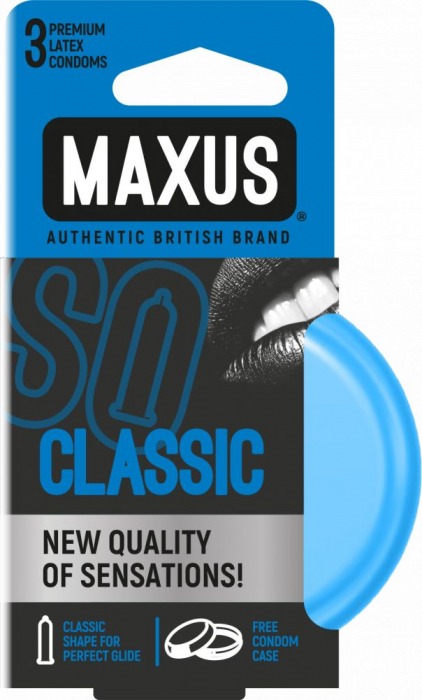 Классические презервативы в железном кейсе MAXUS Classic - 3 шт. - Maxus - купить с доставкой в Сочи