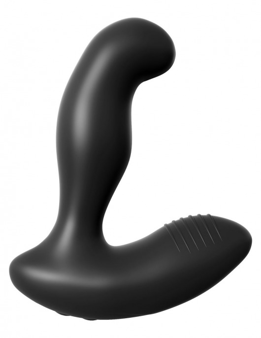 Черный массажер простаты Electro Stim Prostate Vibe с электростимуляцией - 13,3 см. - Pipedream - купить с доставкой в Сочи