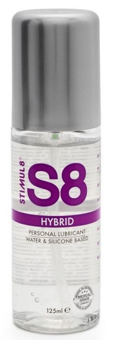 Интимная смазка на водно-силиконовой основе S8 Hybrid - 125 мл. - Stimul8 - купить с доставкой в Сочи