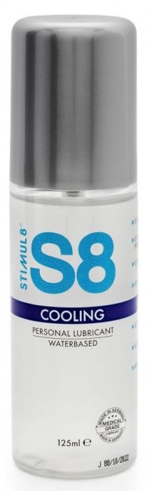 Охлаждающий лубрикант на водной основе S8 Cooling Lube - 125 мл. - Stimul8 - купить с доставкой в Сочи