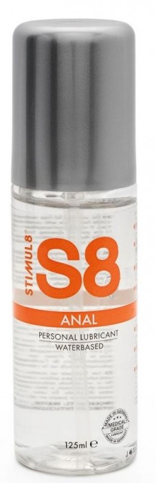 Анальная смазка на водной основе S8 Anal Lube - 125 мл. - Stimul8 - купить с доставкой в Сочи