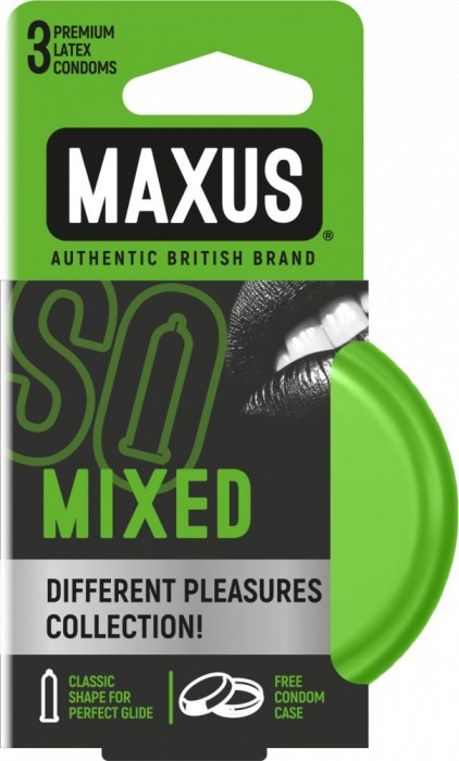 Презервативы в железном кейсе MAXUS Mixed - 3 шт. - Maxus - купить с доставкой в Сочи