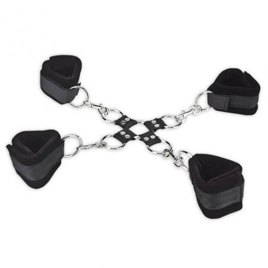 Комплект для сковывания из 5 предметов - Lux Fetish - купить с доставкой в Сочи