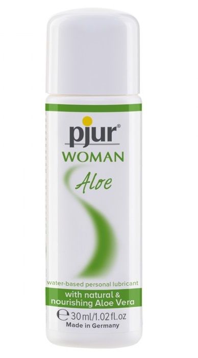 Лубрикант на водной основе pjur WOMAN Aloe - 30 мл. - Pjur - купить с доставкой в Сочи