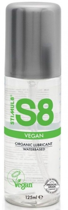 Веганский лубрикант на водной основе S8 Vegan Lube - 125 мл. - Stimul8 - купить с доставкой в Сочи