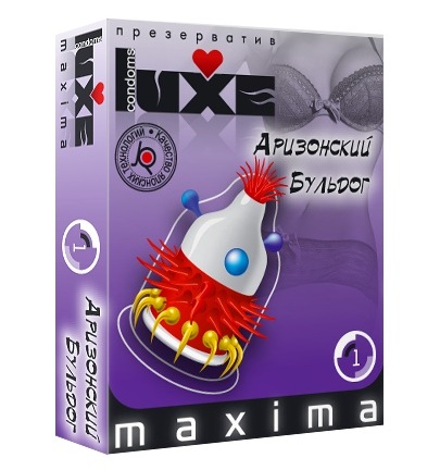 Презерватив LUXE Maxima  Аризонский Бульдог  - 1 шт. - Luxe - купить с доставкой в Сочи