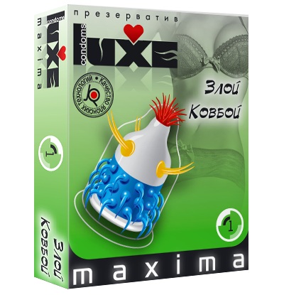 Презерватив LUXE Maxima  Злой Ковбой  - 1 шт. - Luxe - купить с доставкой в Сочи