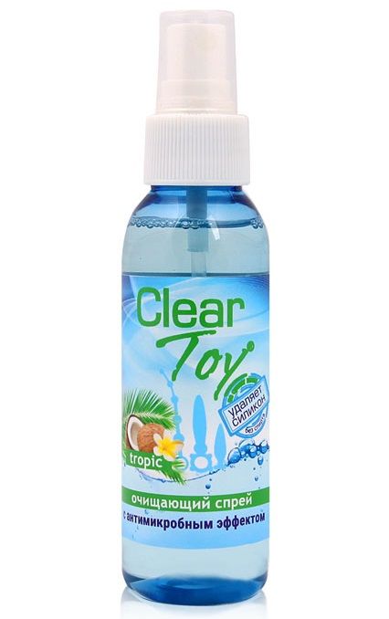 Очищающий спрей для игрушек CLEAR TOY Tropic - 100 мл. - Биоритм - купить с доставкой в Сочи