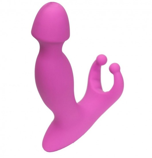 Розовый стимулятор простаты с усиками - 15 см. - 4sexdreaM - в Сочи купить с доставкой