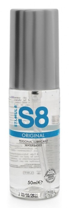 Универсальный лубрикант на водной осноdе S8 Original Lube - 50 мл. - Stimul8 - купить с доставкой в Сочи