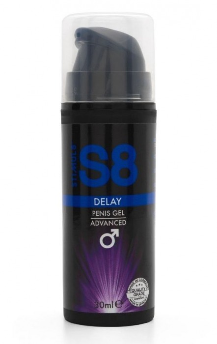 Пролонгирующий гель для мужчин S8 Delay Gel - 30 мл. - Stimul8 - купить с доставкой в Сочи