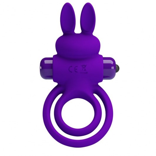Фиолетовое эрекционное кольцо с вибростимуляцией клитора Vibrant Penis Ring III - Baile - в Сочи купить с доставкой