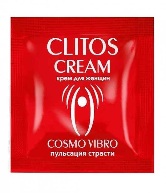 Пробник возбуждающего крема для женщин Clitos Cream - 1,5 гр. - Биоритм - купить с доставкой в Сочи
