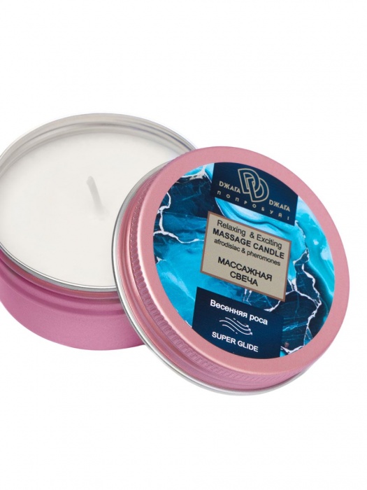 Массажная свеча  Весенняя роса - БиоМед - купить с доставкой в Сочи