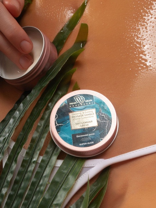Массажная свеча  Весенняя роса - БиоМед - купить с доставкой в Сочи