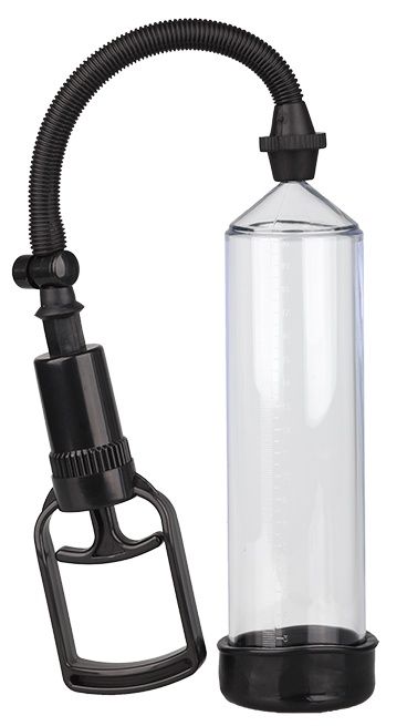 Прозрачная вакуумная помпа TRIGGER HANDLE PENIS PUMP - Dream Toys - в Сочи купить с доставкой