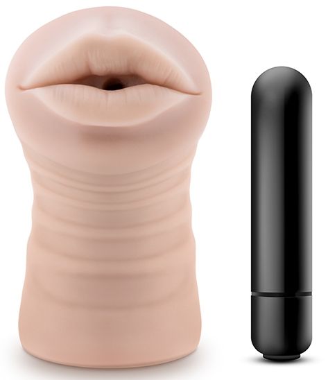 Телесный мастурбатор-ротик Skye - Blush Novelties - в Сочи купить с доставкой