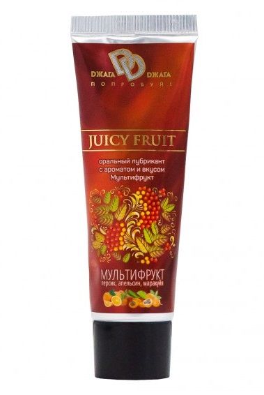 Интимный съедобный лубрикант JUICY FRUIT с ароматом фруктов - 30 мл. - БиоМед - купить с доставкой в Сочи