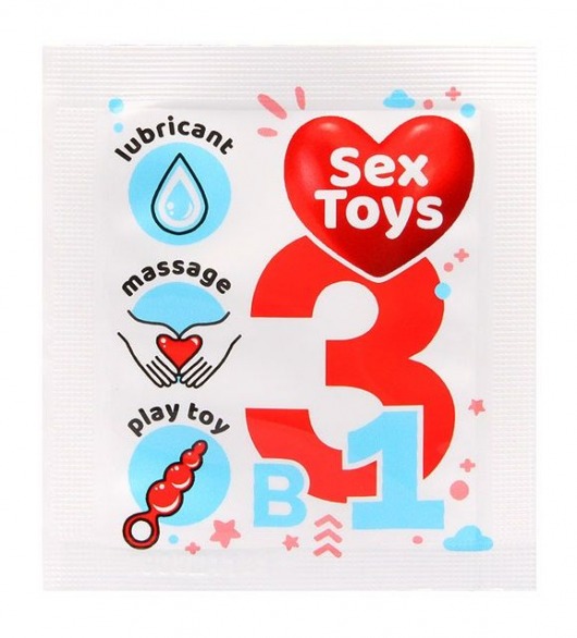 Гель-лубрикант на водной основе Sex Toys - 4 гр. - Биоритм - купить с доставкой в Сочи