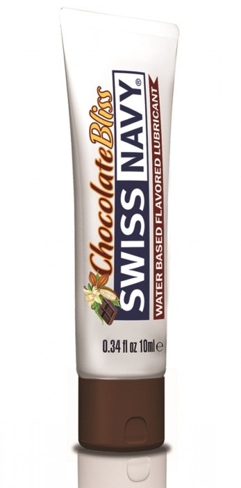 Лубрикант с ароматом шоколада Swiss Navy Chocolate Bliss Lube - 10 мл. - Swiss navy - купить с доставкой в Сочи