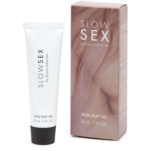 Лубрикант на водной основе Slow Sex Anal Play Gel - 30 мл. - Bijoux Indiscrets - купить с доставкой в Сочи