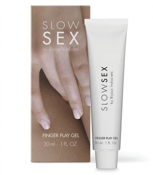 Гель для мастурбации с ароматом кокоса Slow Sex Finger Play Gel - 30 мл. - Bijoux Indiscrets - купить с доставкой в Сочи