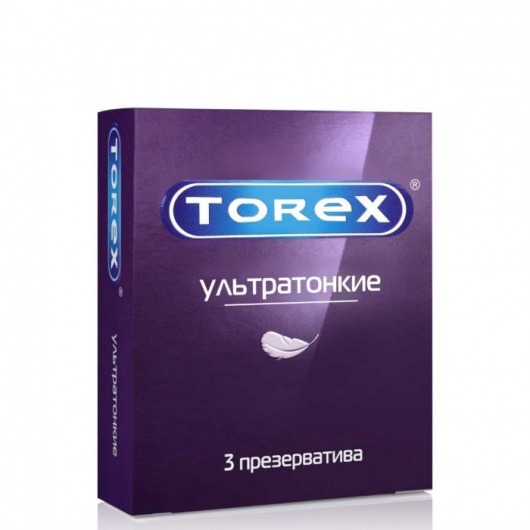 Презервативы Torex  Ультратонкие  - 3 шт. - Torex - купить с доставкой в Сочи