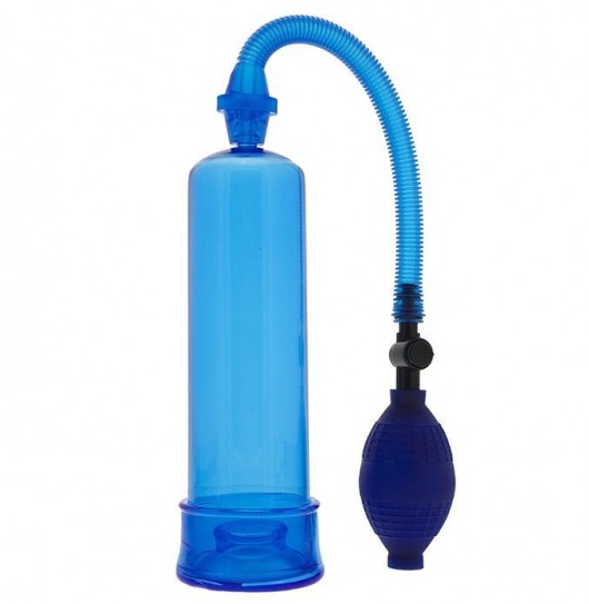 Синяя вакуумная помпа MENZSTUFF PENIS ENLARGER - Dream Toys - в Сочи купить с доставкой