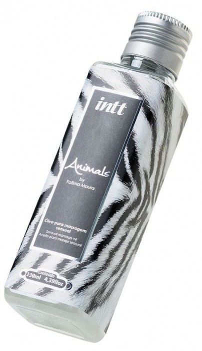 Массажное масло ANIMALS by Fatima Moura с возбуждающим эффектом - 130 мл. - INTT - купить с доставкой в Сочи