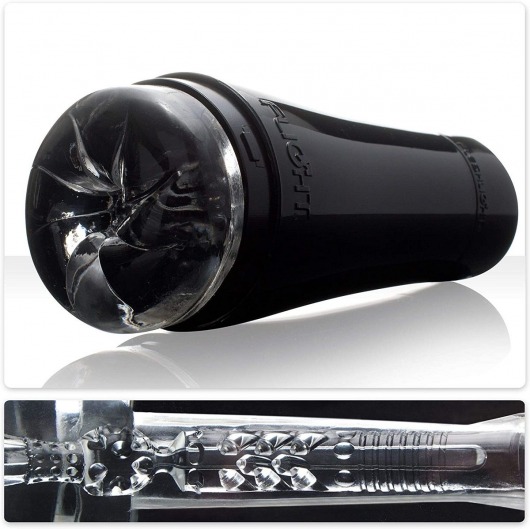 Черный мастурбатор-анус Fleshlight - Flight Pilot - Fleshlight - в Сочи купить с доставкой