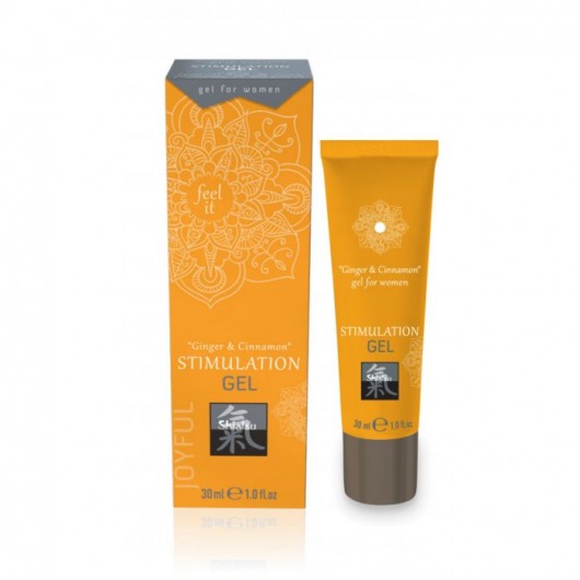 Возбуждающий интимный гель STIMULATION GEL Ginger   Cinnamon - 30 мл. - Shiatsu - купить с доставкой в Сочи