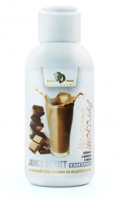 Интимный гель-смазка JUICY FRUIT с ароматом молочного шоколада - 100 мл. - БиоМед - купить с доставкой в Сочи