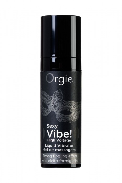 Гель для массажа ORGIE Sexy Vibe High Voltage с эффектом вибрации - 15 мл. - ORGIE - купить с доставкой в Сочи