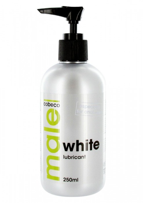 Анальная смазка на водной основе MALE Cobeco White Lubricant - 250 мл. - Cobeco - купить с доставкой в Сочи