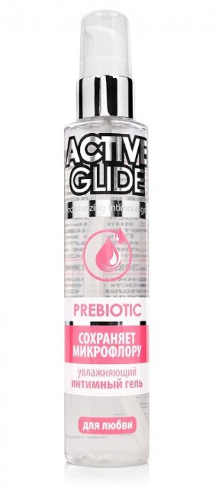 Увлажняющий интимный гель Active Glide Prebiotic - 100 гр. - Биоритм - купить с доставкой в Сочи