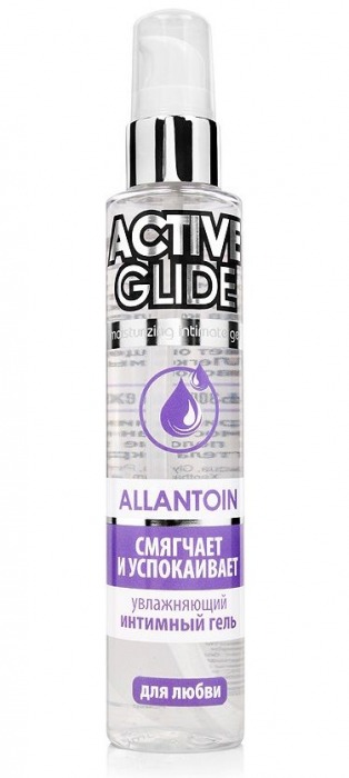 Увлажняющий интимный гель Active Glide Allantoin - 100 гр. - Биоритм - купить с доставкой в Сочи
