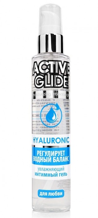 Увлажняющий интимный гель Active Glide Hyaluronic - 100 гр. - Биоритм - купить с доставкой в Сочи