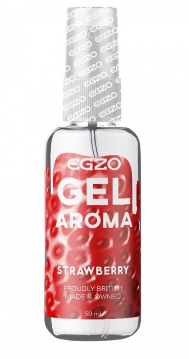 Интимный лубрикант EGZO AROMA с ароматом клубники - 50 мл. - EGZO - купить с доставкой в Сочи