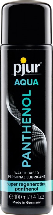 Лубрикант на водной основе с пантенолом pjur AQUA Panthenol - 100 мл. - Pjur - купить с доставкой в Сочи