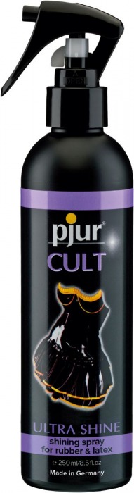 Спрей для ухода за одеждой из латекса pjur CULT Ultra Shine - 250 мл. - Pjur - купить с доставкой в Сочи