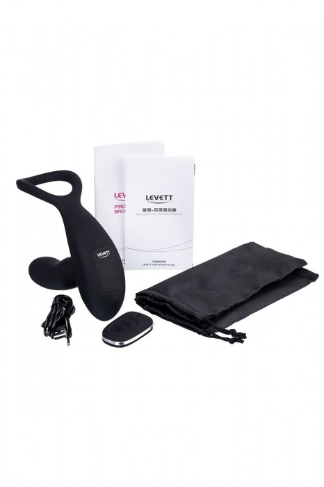 Черный стимулятор простаты Maud с вибрацией - Levett - в Сочи купить с доставкой