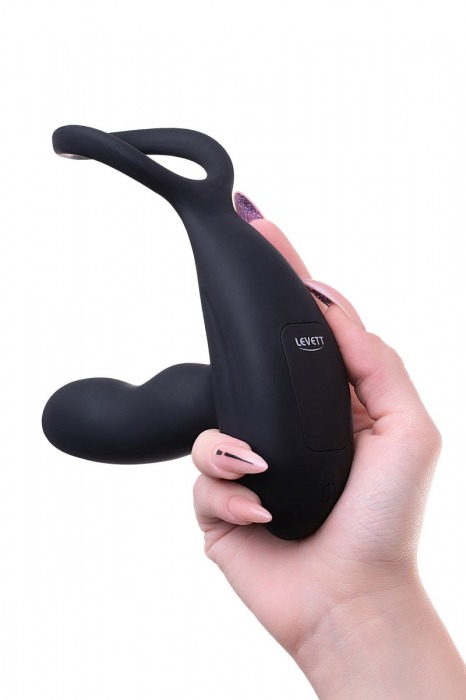 Черный стимулятор простаты Maud с вибрацией - Levett - в Сочи купить с доставкой
