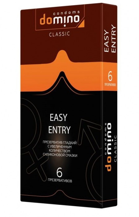 Презервативы с увеличенным количеством смазки DOMINO Easy Entry - 6 шт. - Domino - купить с доставкой в Сочи