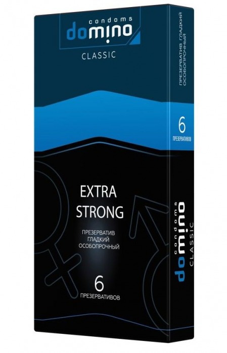 Суперпрочные презервативы DOMINO Extra Strong - 6 шт. - Domino - купить с доставкой в Сочи